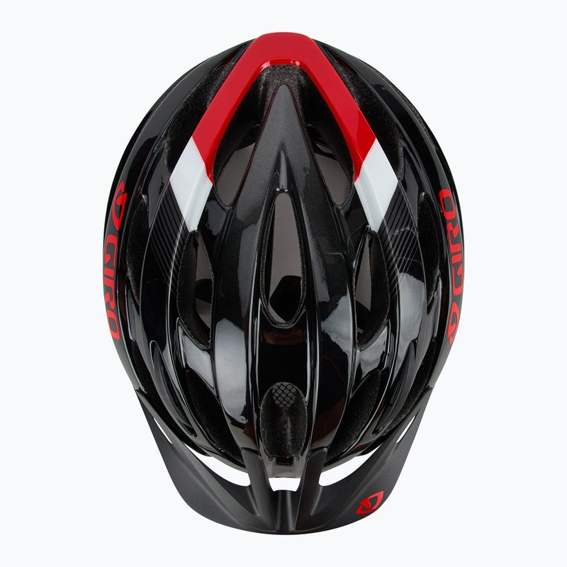 Giro Revel schwarz leuchtend rot Fahrradhelm 5