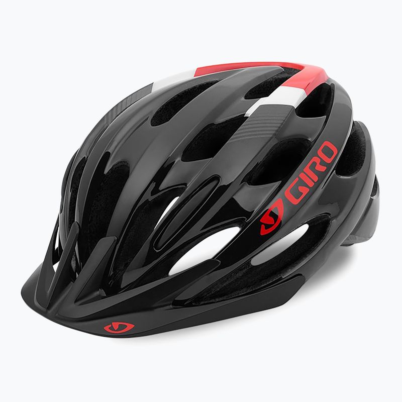 Giro Revel schwarz leuchtend rot Fahrradhelm