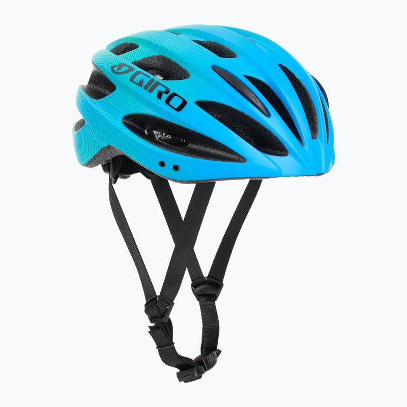 Giro Raze matt blau/lime Kinderfahrradhelm 2