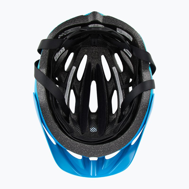 Giro Raze matt blau/lime Kinderfahrradhelm 7