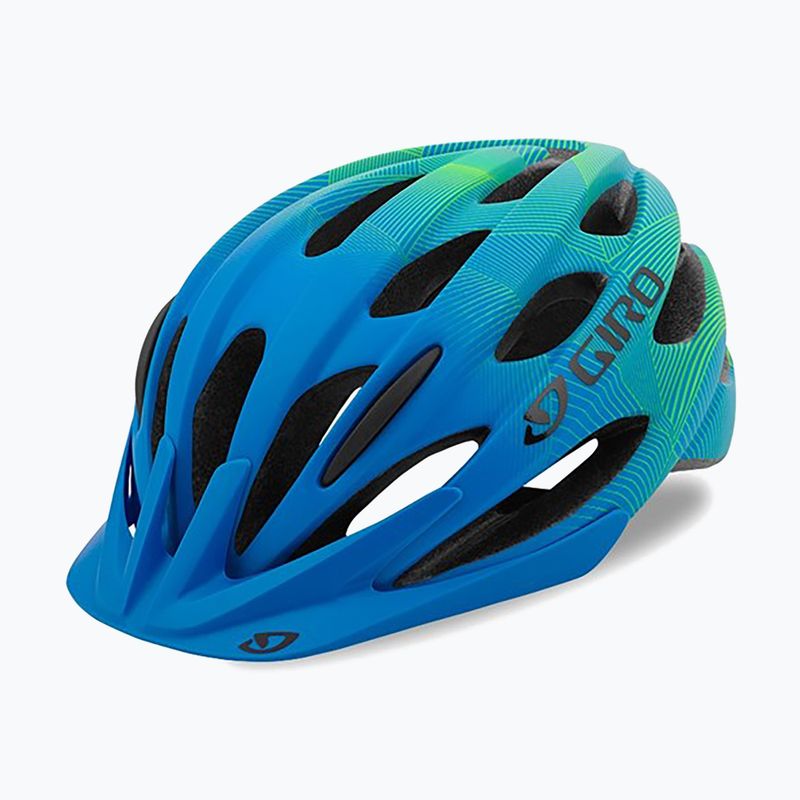 Giro Raze matt blau/lime Kinderfahrradhelm 9