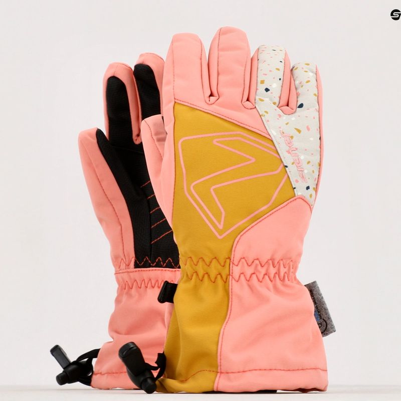 Skihandschuhe Kinder ZIENER Laval AS AW rosa 81995 8