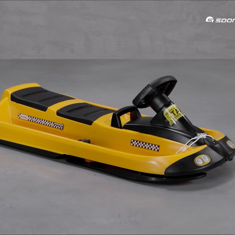 Kinder Skibob mit Lenkrad Hamax Sno Taxi gelb  55514 7