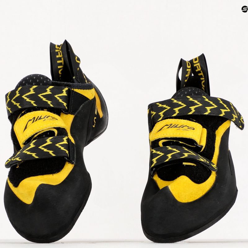 La Sportiva Miura VS Herren Kletterschuhe schwarz/gelb 555 11