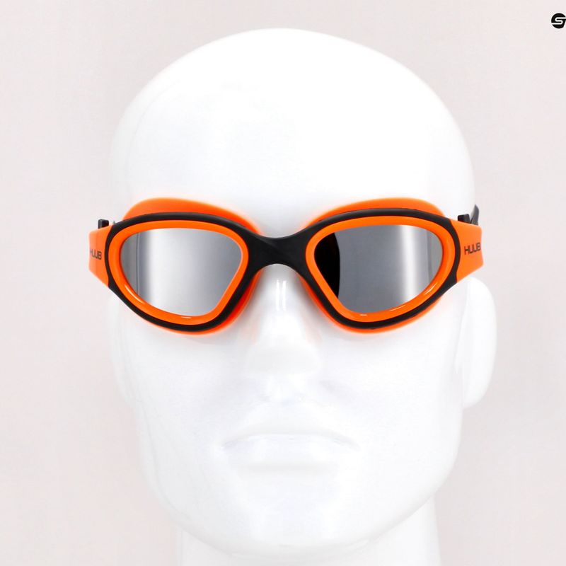 Schwimmbrille HUUB Aphotic Polarised & Mirror schwarz-orange A2-AG 7