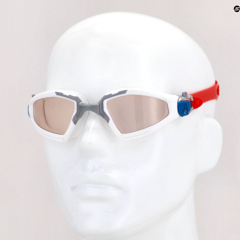 Aqua Sphere Kayenne Pro Schwimmbrille weiß und rot EP3040910LPH 7