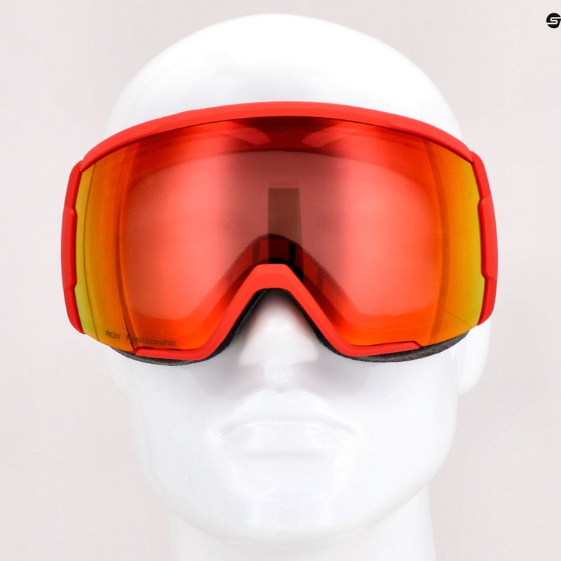 Skibrille Smith Proxy lava/chromapop photochromic red mirror M741 9