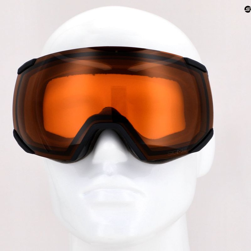 Skibrille Salomon Radium black/sigma apricot L4752 11