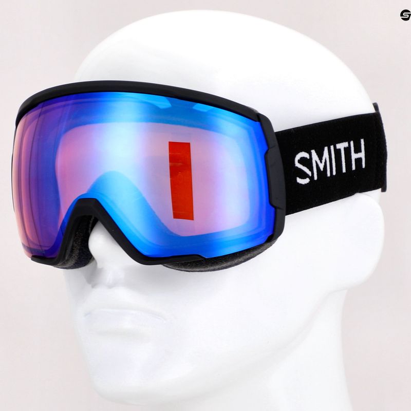 Skibrille Smith Proxy black/chromapop photochromic rose flash M741 9
