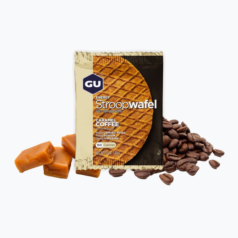 GU Energy Stroopwaffle Snack 32 g Karamell Kaffee 2