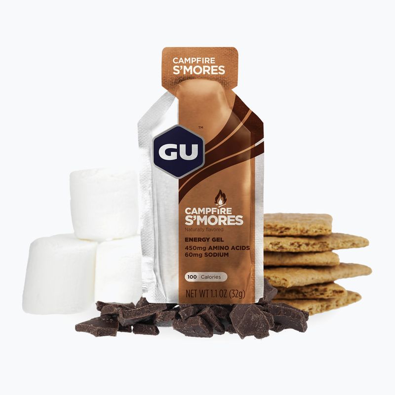 GU Energy Gel 32 g Lagerfeuer S'mores 2