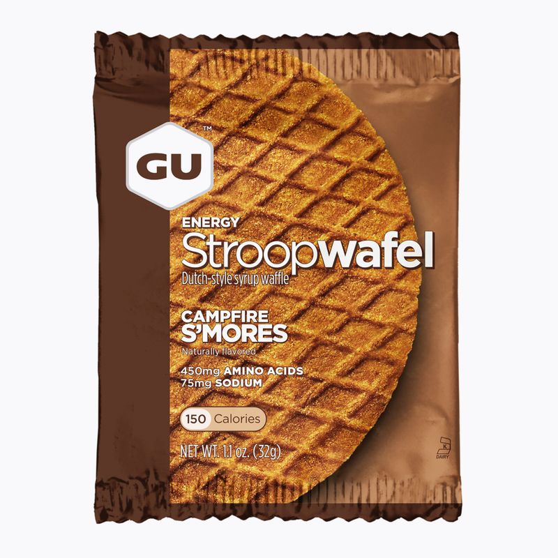 GU Energy Stroopwaffle 32 g Lagerfeuer S'mores Snack