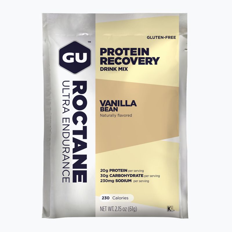 GU Roctane Recovery Drink Mix Vanille Bohne