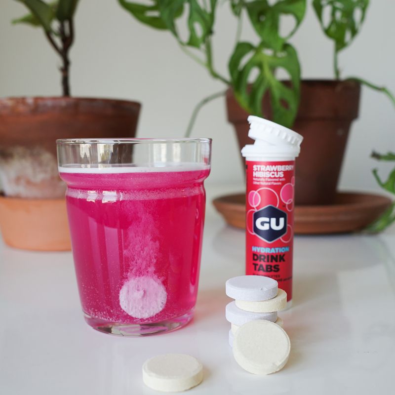 Isotonisches Getränk GU Hydration Drink 12 Tabs Erdbeere/Hibiskus 3