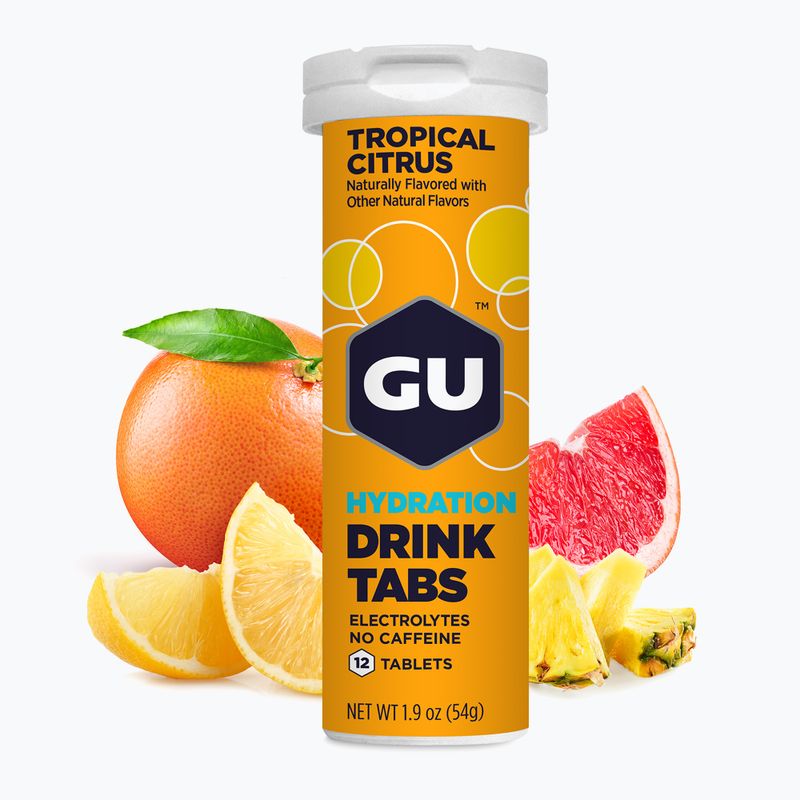 Isotonisches Getränk GU Hydration Drink 12 Tabletten tropisch/zitrus 2