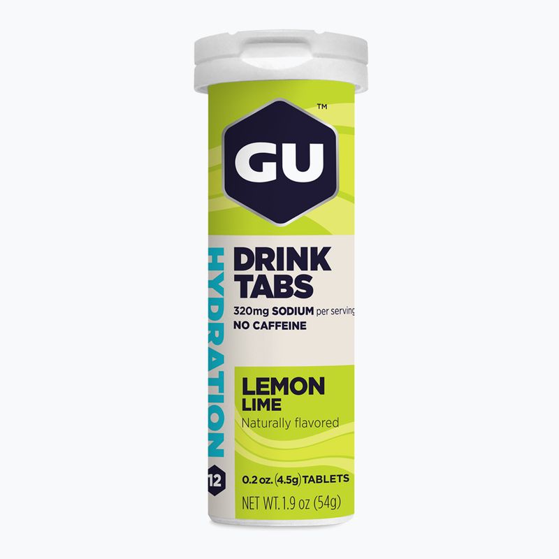 Isotonisches Getränk GU Hydration Drink 12 Tabs Zitrone/Limette