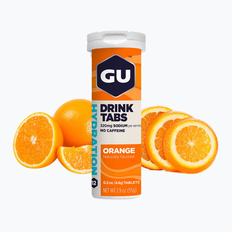 Isotonisches Getränk GU Hydration Drink 12 Tabletten Orange 2