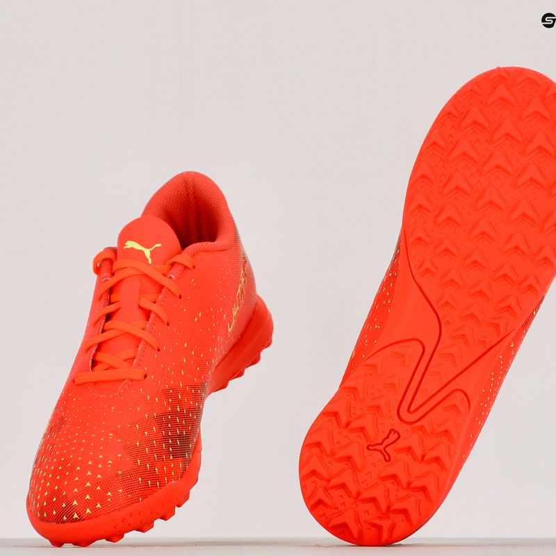 PUMA Ultra Play TT Jr Kinder Fußballschuhe orange 106926 03 10