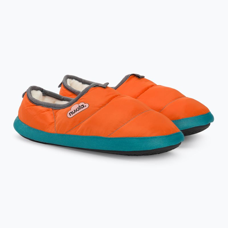 Nuvola Classic Party orange Kinder-Winter-Hausschuhe