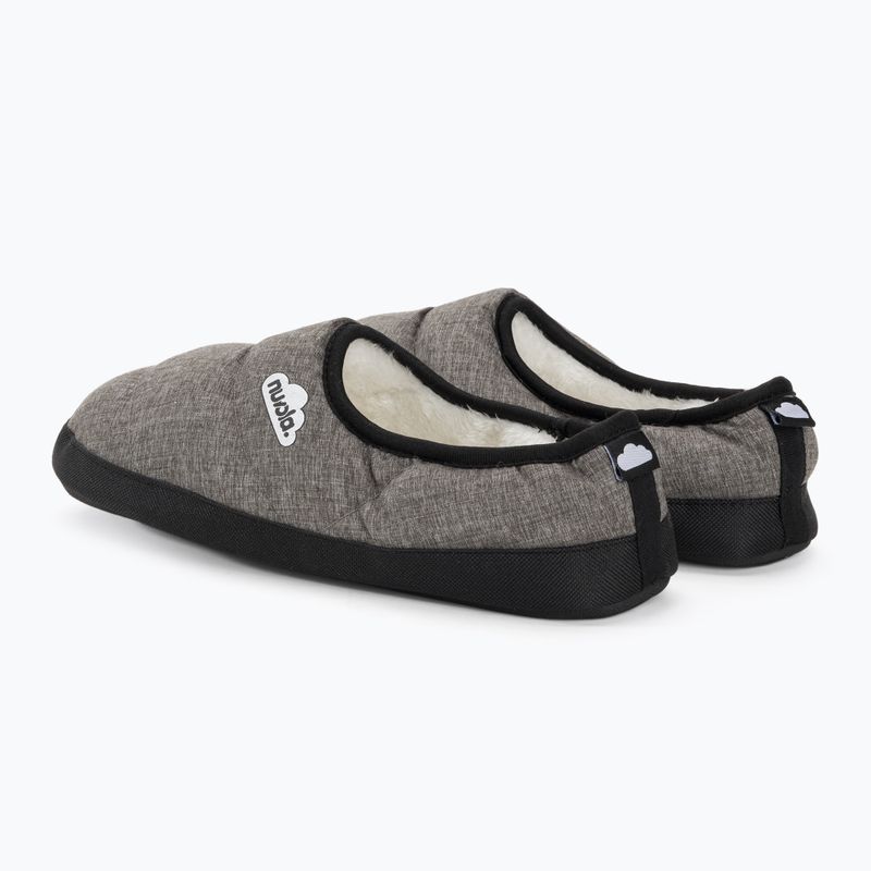 Nuvola Classic Marbled Chill grau Winterhausschuhe