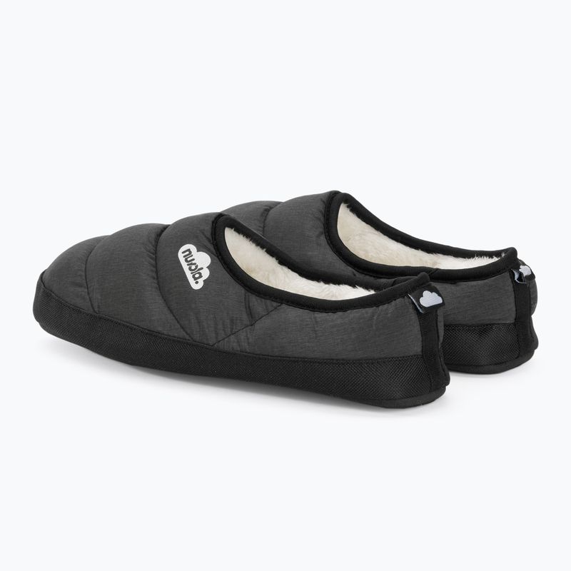 Nuvola Classic Marbled Chill Winter Hausschuhe schwarz