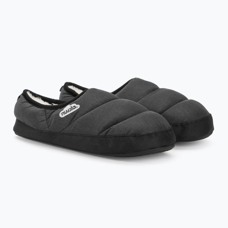 Nuvola Classic Marbled Chill Winter Hausschuhe schwarz