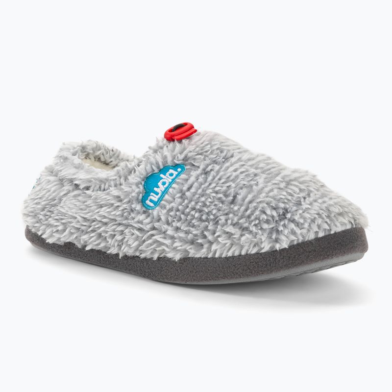 Nuvola Classic Cloud Fleece grau Winter Hausschuhe