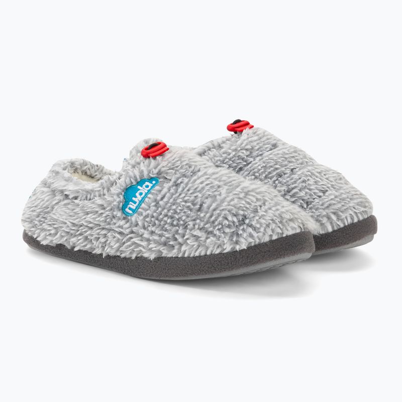 Nuvola Classic Cloud Fleece grau Winter Hausschuhe
