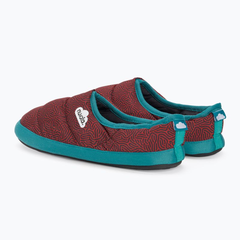 Nuvola Classic Bedruckte Nudel rote Winterpantoffeln