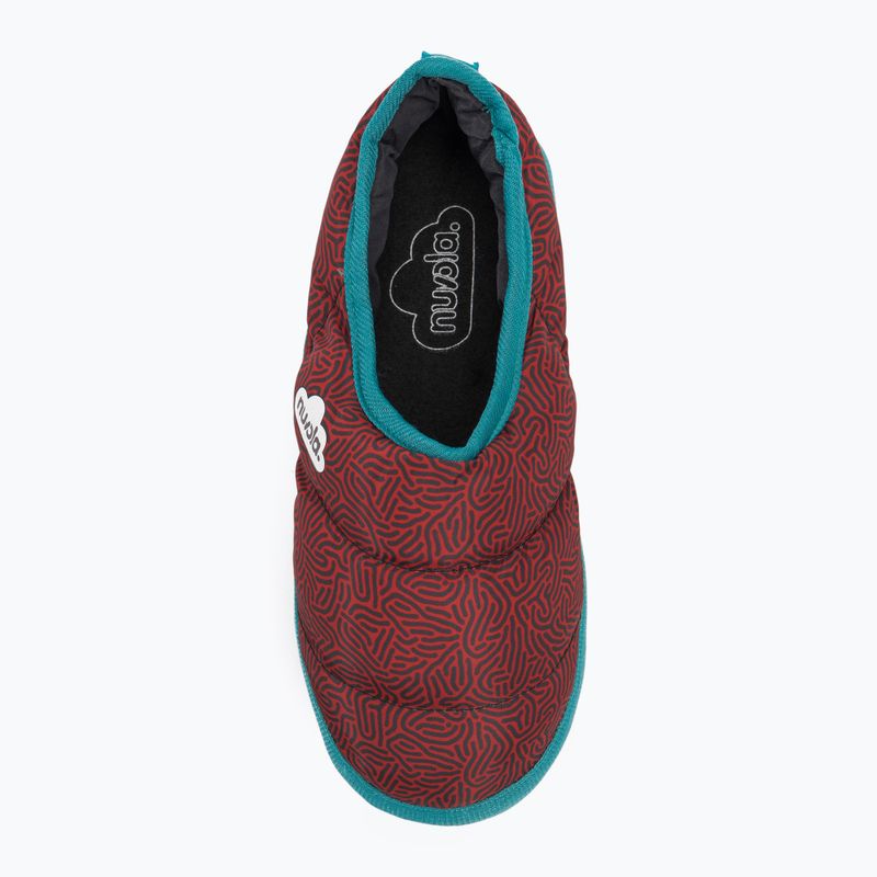 Nuvola Classic Bedruckte Nudel rote Winterpantoffeln