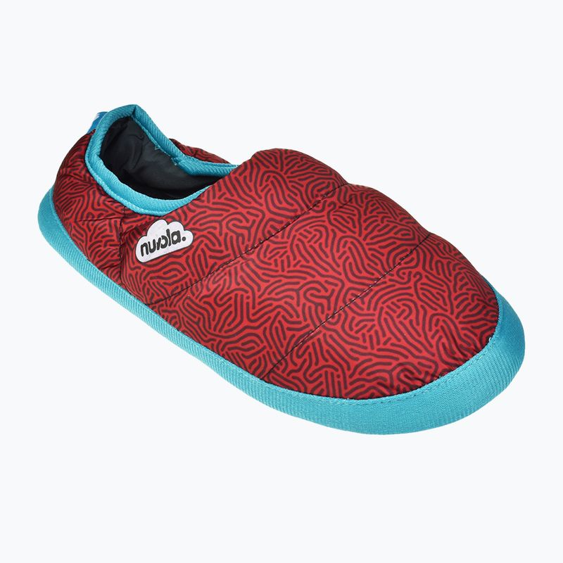 Nuvola Classic Bedruckte Nudel rote Winterpantoffeln