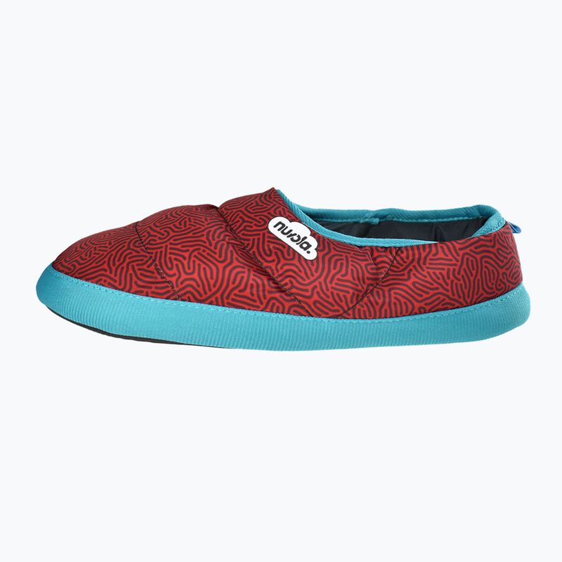 Nuvola Classic Bedruckte Nudel rote Winterpantoffeln