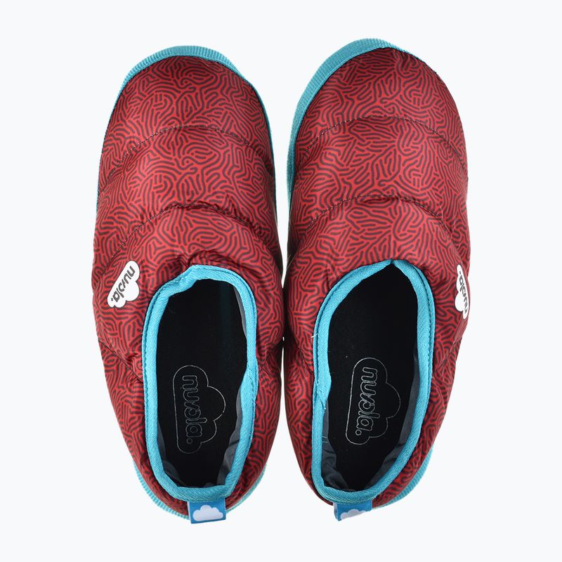 Nuvola Classic Bedruckte Nudel rote Winterpantoffeln