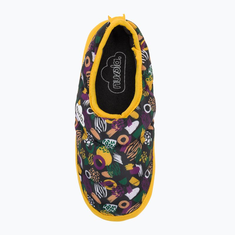 Kinder-Winterpantoffeln Nuvola Classic Bedruckte Guix gelb