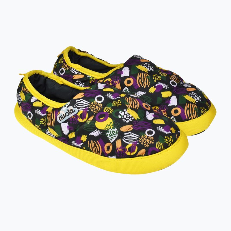 Kinder-Winterpantoffeln Nuvola Classic Bedruckte Guix gelb