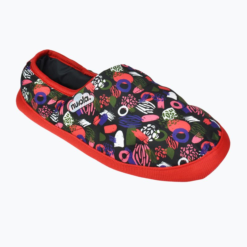 Kinder-Winterpantoffeln Nuvola Classic Bedruckte Guix koralle