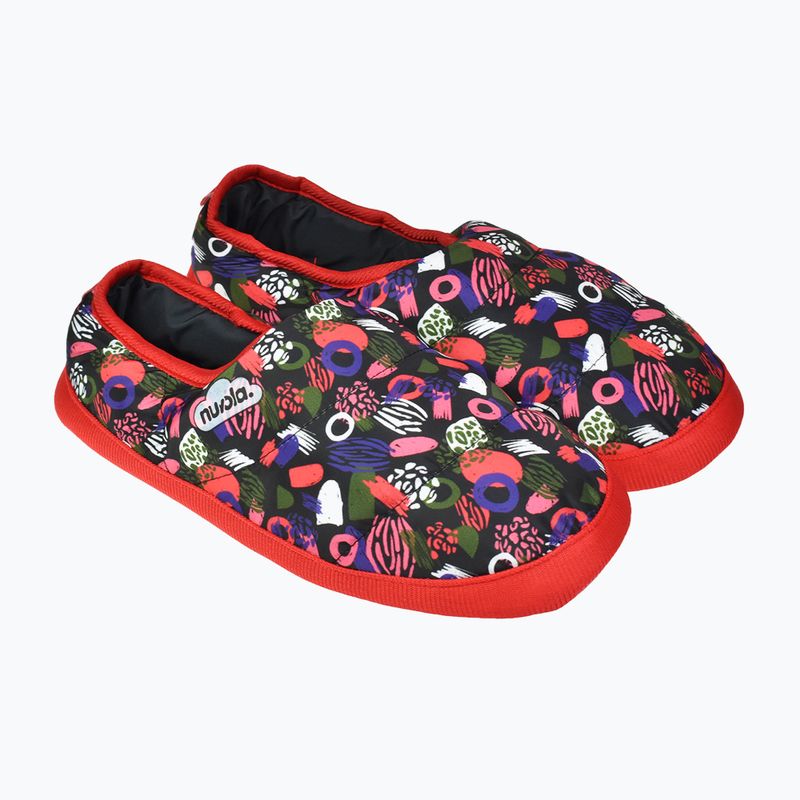 Kinder-Winterpantoffeln Nuvola Classic Bedruckte Guix koralle