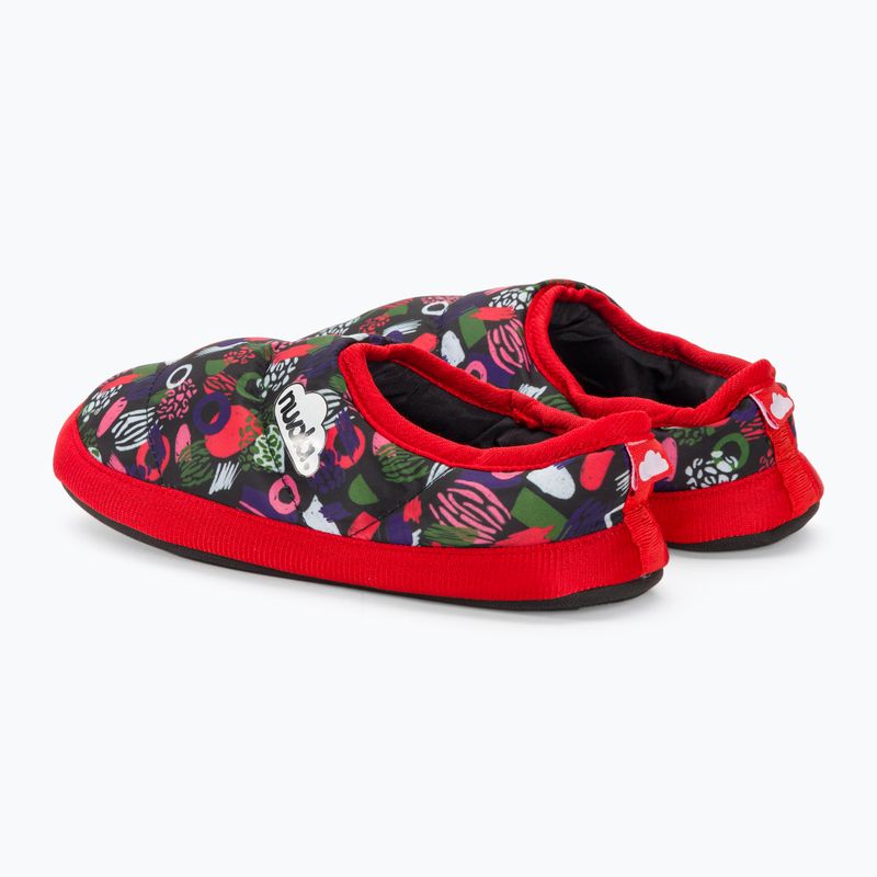 Kinder-Winterpantoffeln Nuvola Classic Bedruckte Guix koralle