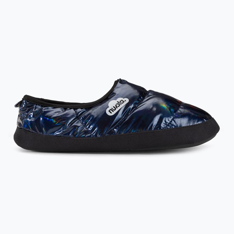 Nuvola Classic metallicblaue Winterpantoffeln 2