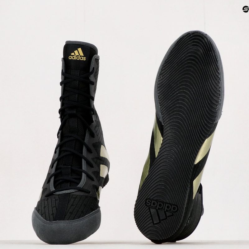 Boxschuhe adidas Box Hog 4 schwarz-gold GZ6116 12