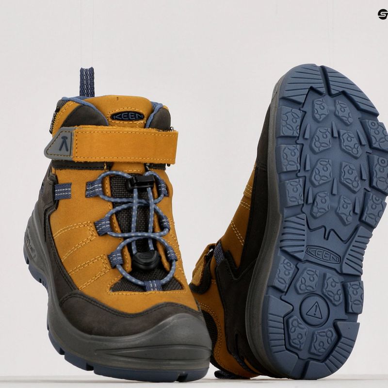 KEEN Redwood Mid Junior-Trekking-Stiefel gelb 1023886 15