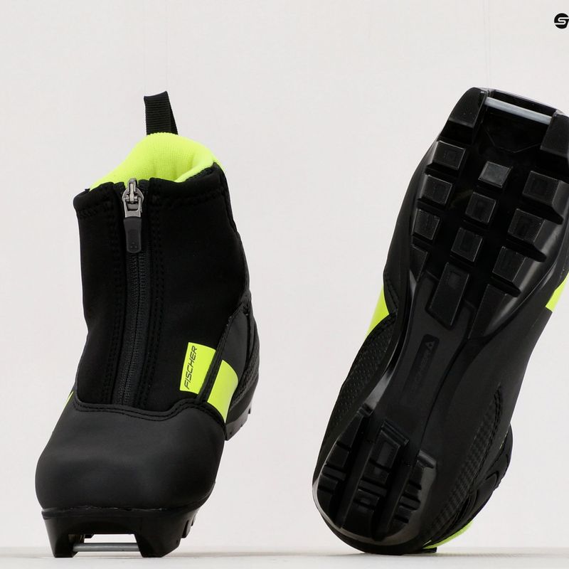 Kinder Langlauf-Skischuhe Fischer XJ Sprint schwarz-gelb S4821,31 17