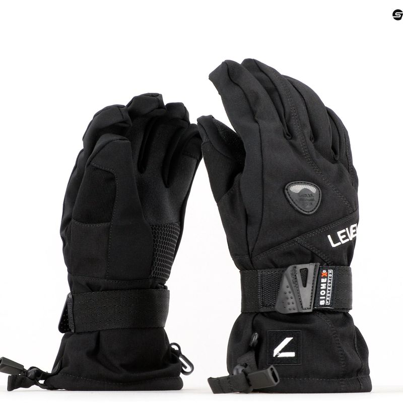 Kinder-Snowboardhandschuhe Level Fly schwarz 4001JG.01 8