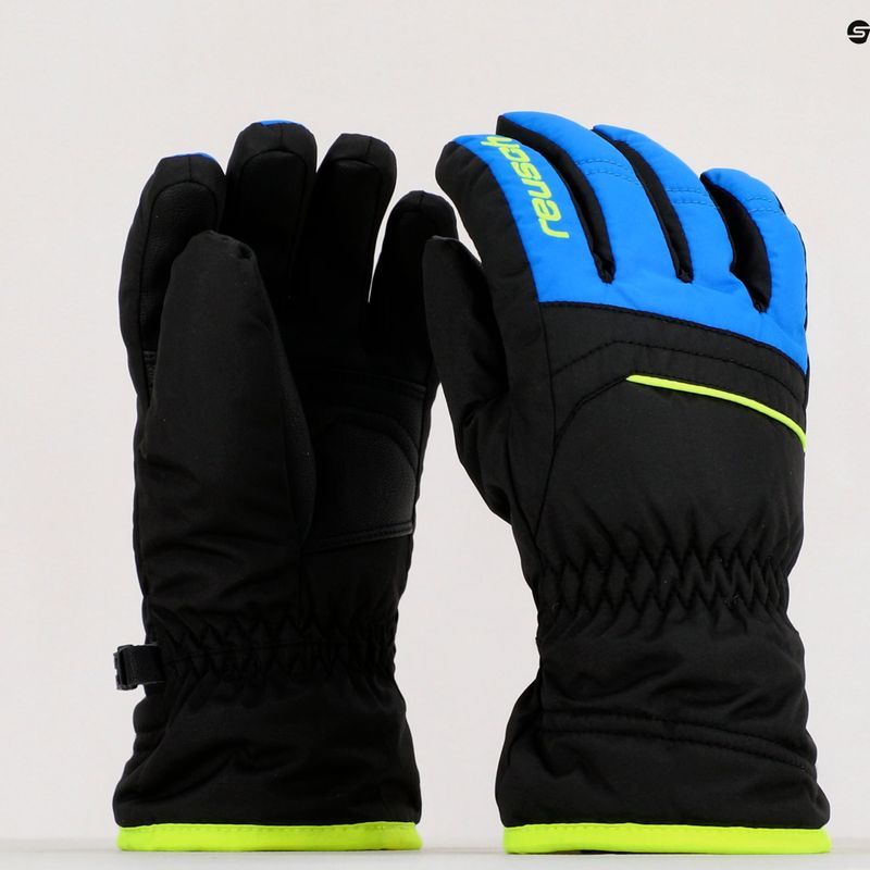 Skihandschuhe Kinder Reusch Alan schwarz-blau 6/61/115 6