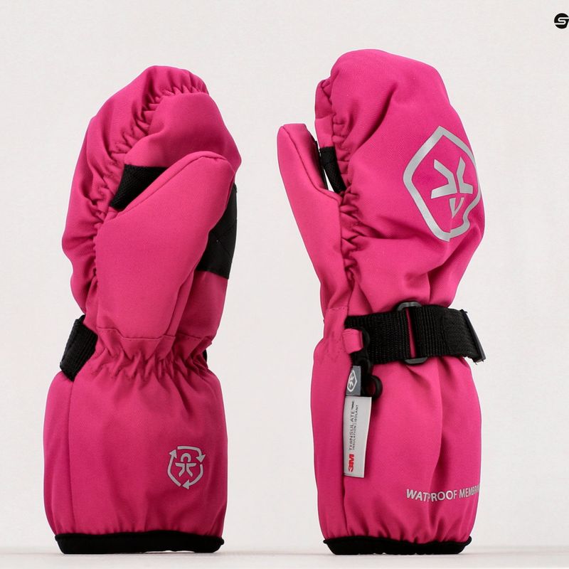Skihandschuhe Kinder Color Kids Mittens Waterproof rosa 74816 7