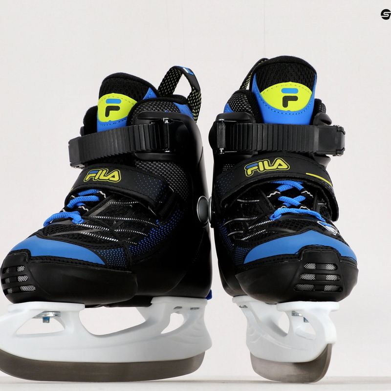 Schlittschuhe für Kinder FILA X-One blue/lime 10