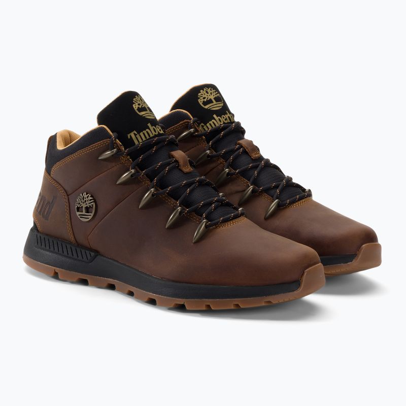 Herren Timberland Sprint Trekker Mid md brn Vollnarben-Trekking-Stiefel 4