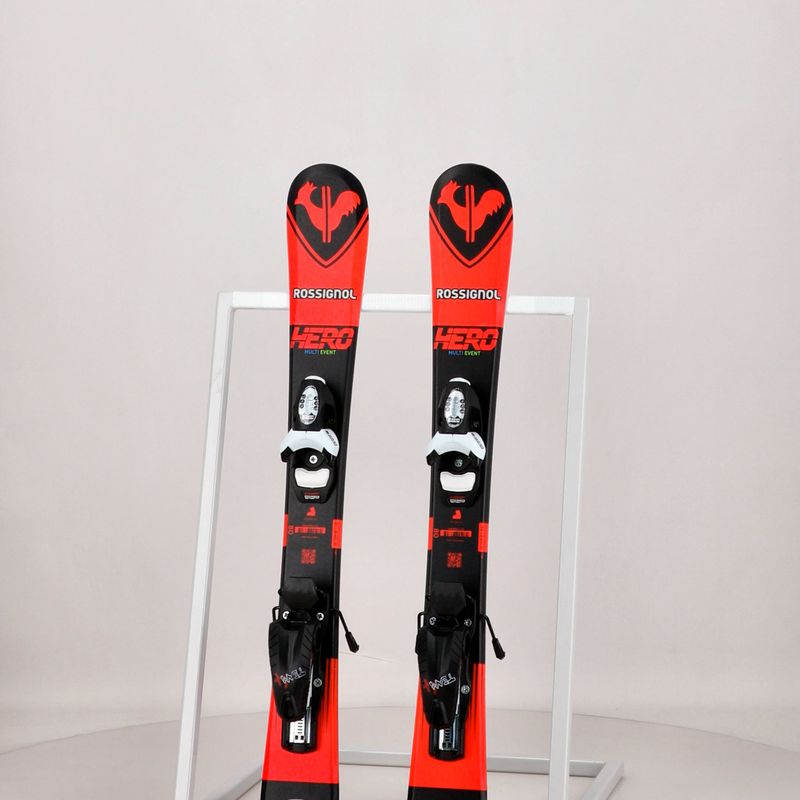 Kinder-Abfahrtsski Rossignol Hero Pro + Team 4 GW Black Bulk red 13