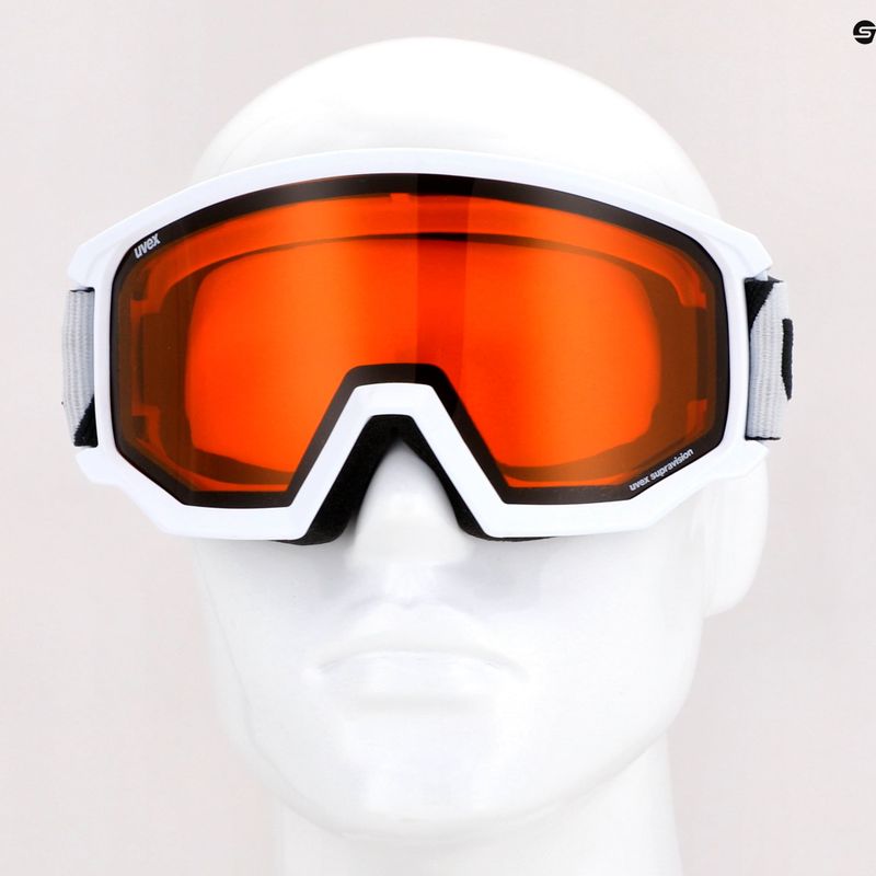 Skibrille UVEX Athletic LGL white/lasergold lite rose 55//522/213 11