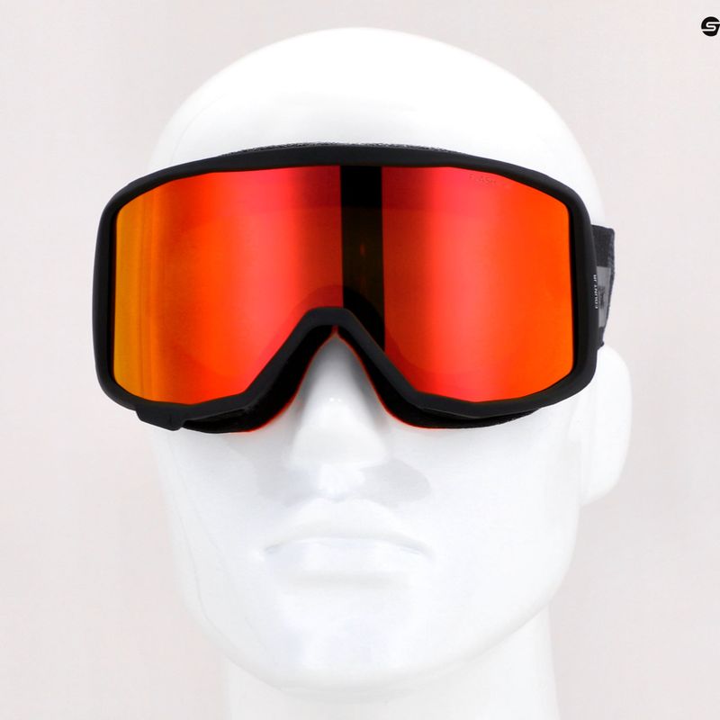 Skibrille Kinder Atomic Count Jr Cylindrical black/red flash AN51692 9